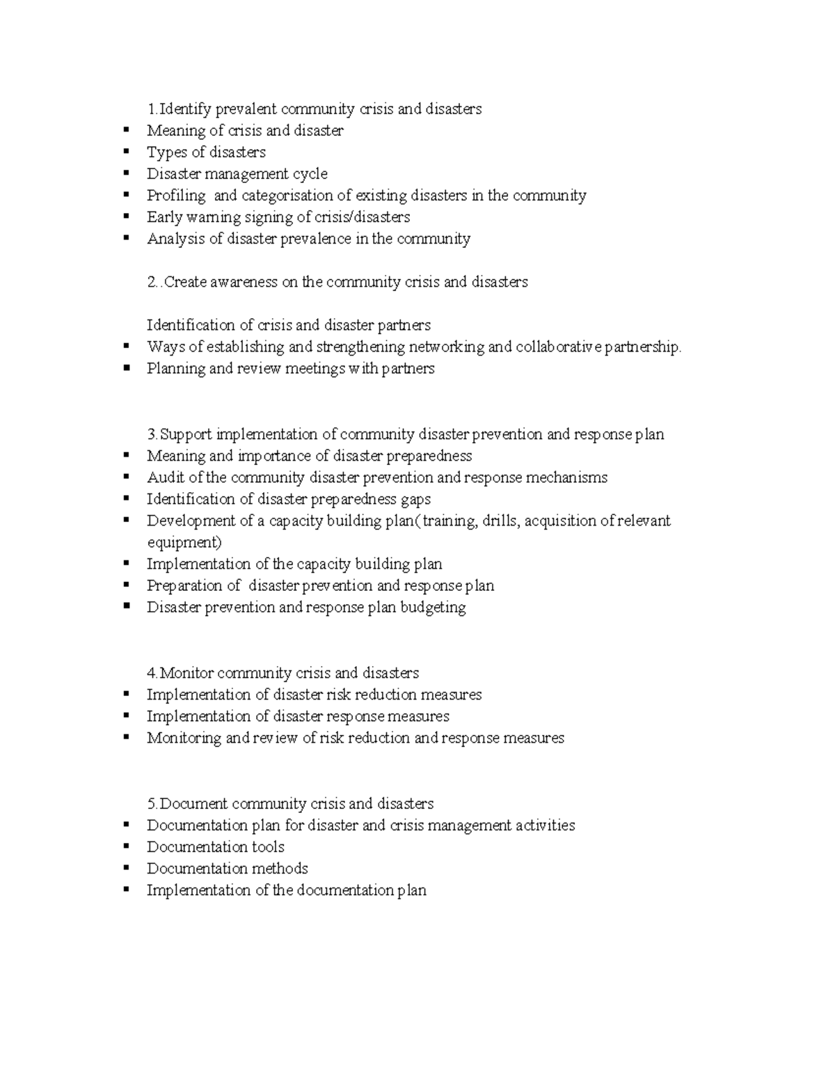 Crisis and Disaster Management Overview: Analysis and Preparedness ...