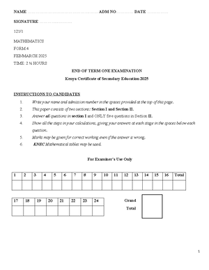 Mathematics F3 PP1 QS - for practice - Name