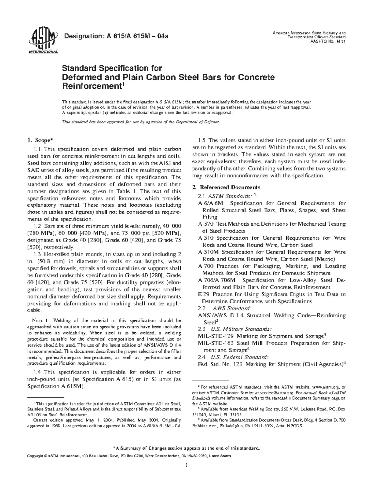 E 8M 04 Standard Test Methods for Tension Testing of Metals - Studocu