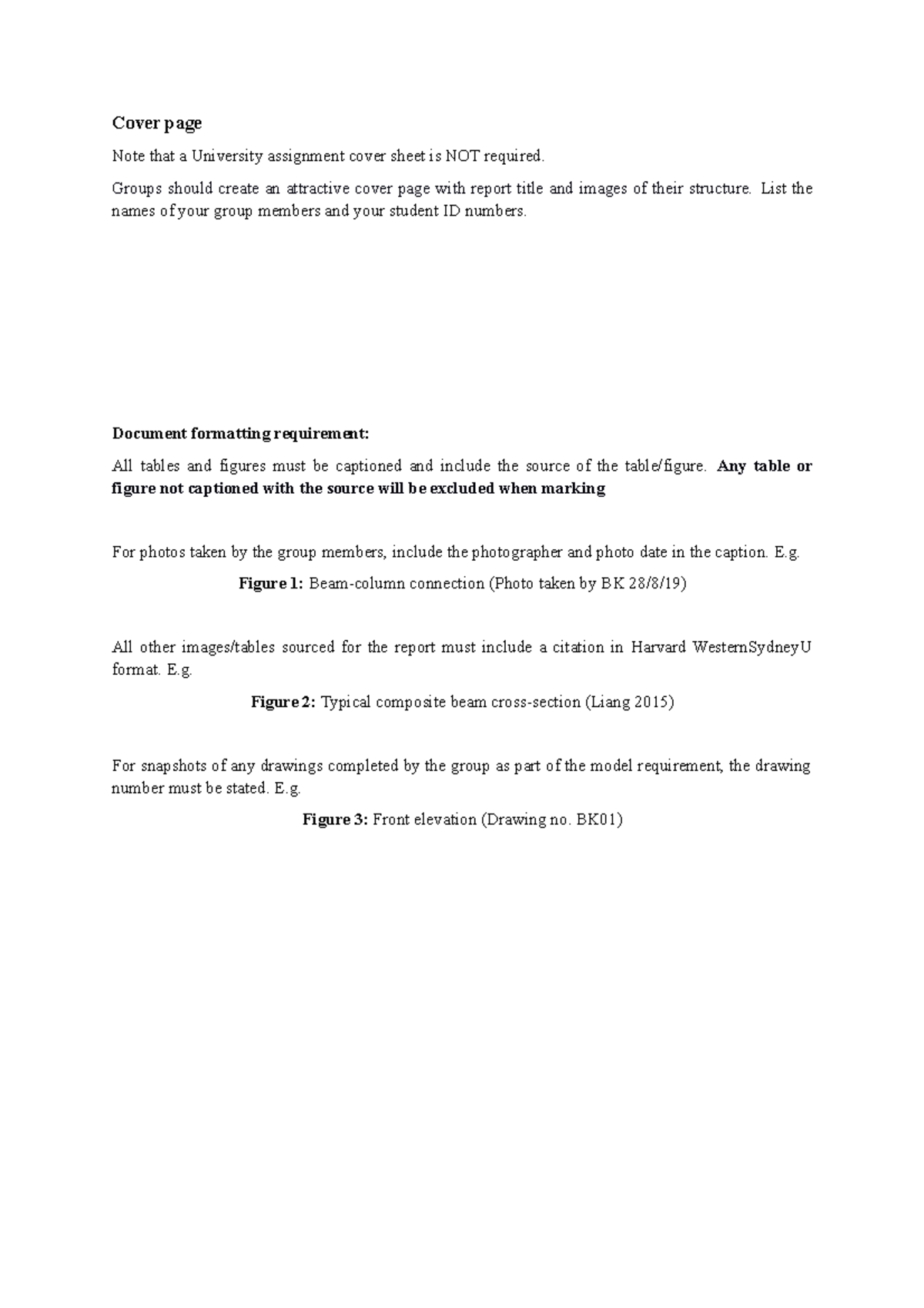 Major Assignment Report Template for CT4 - Cover page Note that a ...