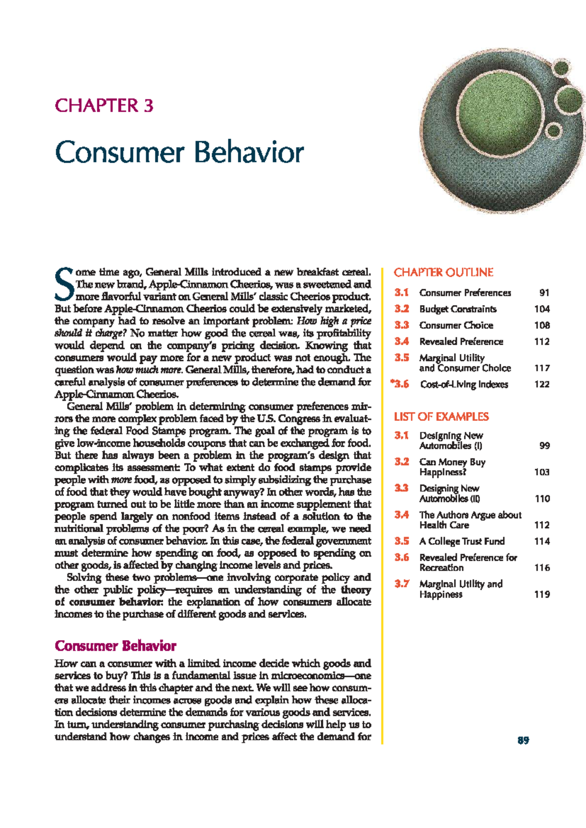 Chapter 3 Consumer Behav Ior - CHAPTER 3 Consumer Behavior S ome time ...