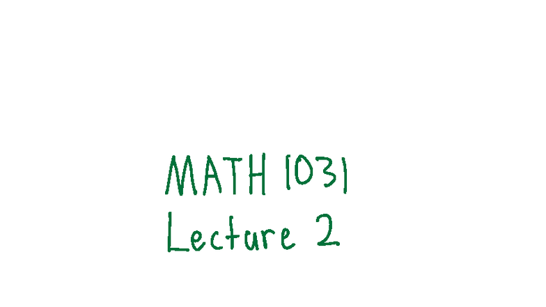 MATH 1031 Lecture 2: Matrix Algebra Concepts and Operations - Studocu