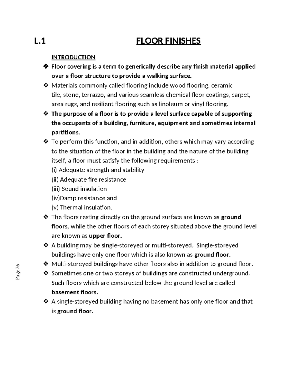 L1 Floor Finishes Training Guide and Material Overview - Studocu