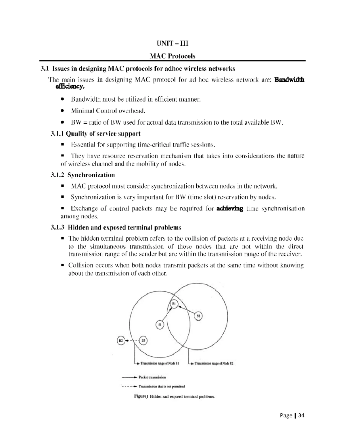 Ad Hoc Wireless Networks - Routing Protocols Overview (WSN UNIT IV ...