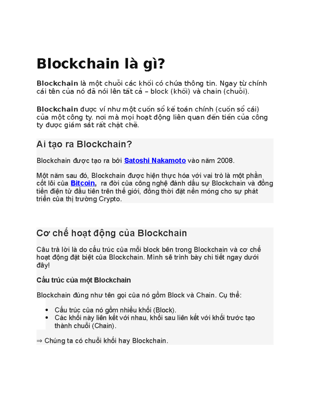 Khám Phá Công Nghệ Blockchain: Ứng Dụng và Tương Lai Tại Việt Nam - Studocu