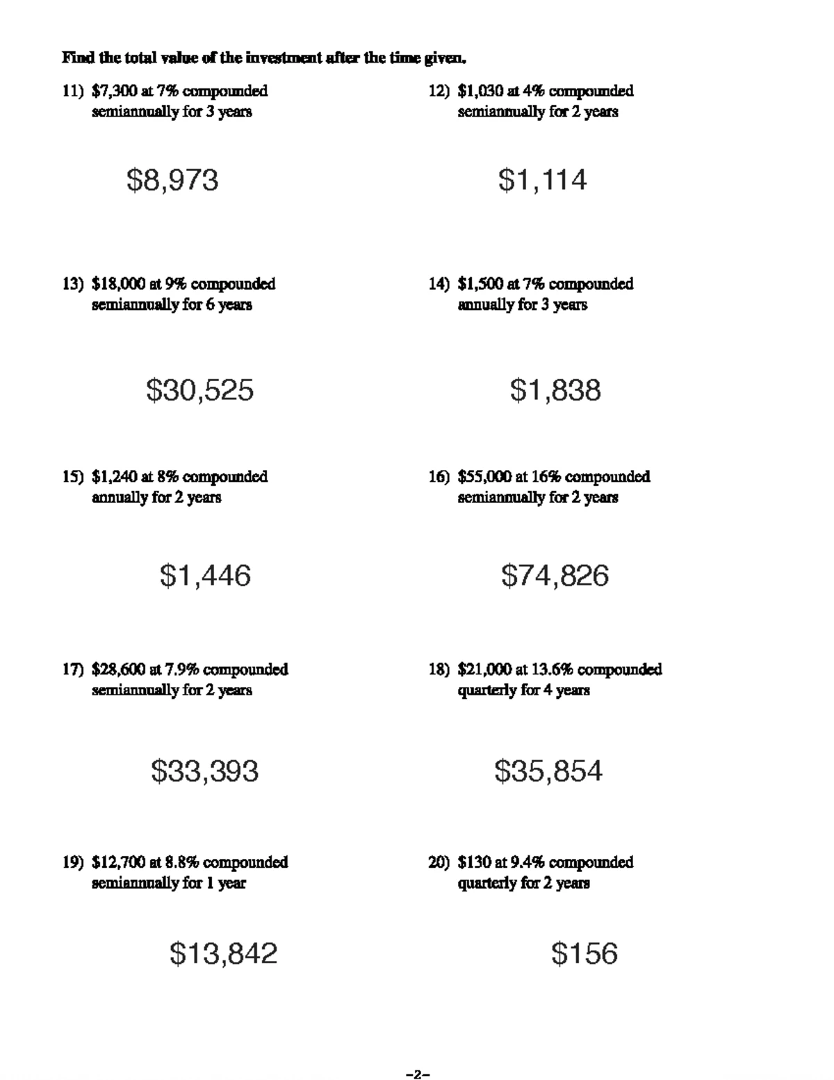 Algebra 1 0507 Extra Practice: Solving Equations with Variables