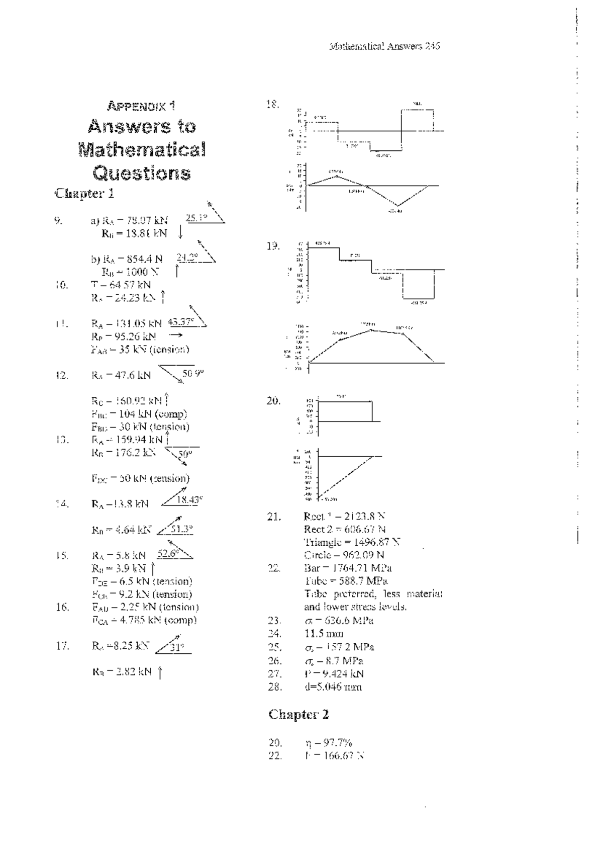 Appendix 1 - Answers to Mathematical Questions - Mathematical Answers ...