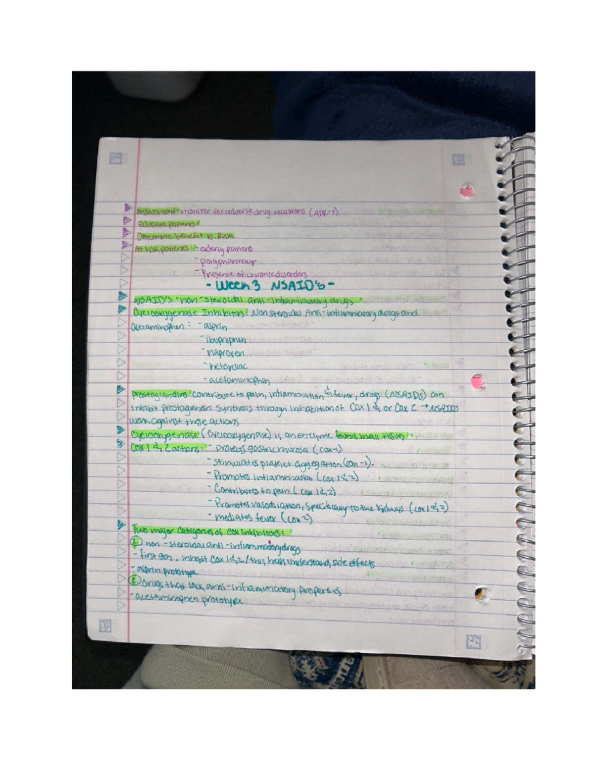 Final Exam Review Notes for Course Code ABC123: Adverse Drug Reactions ...