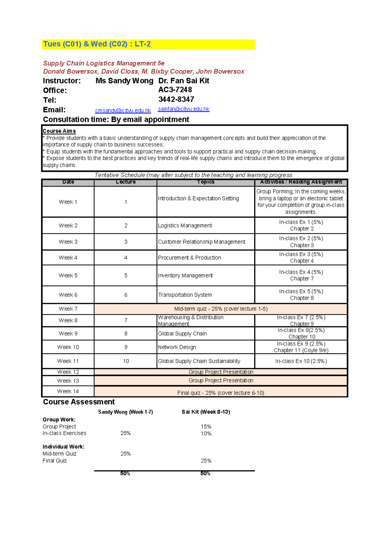 MS3124+Teaching+Schedule+2024-25+Sem+B - Tues (C01) & Wed (C02) : LT ...