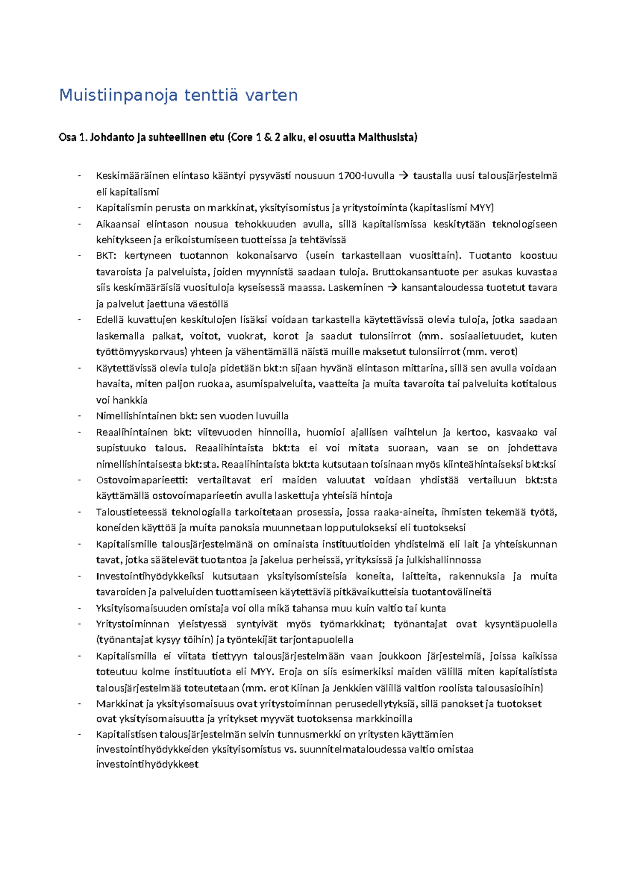 muistiinpanoja-tentist-kapitalismi-ja-taloustiede-core-1-2-studocu