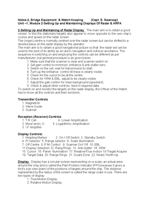 Notes-Ter Nav-System - BY CAPT. SWAROOP - Unit- 3, Terrestrial ...