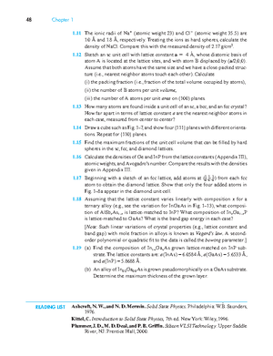 Solid State Electronic Devices ch1-1 - 46 Chapter 1 Problems of wave ...