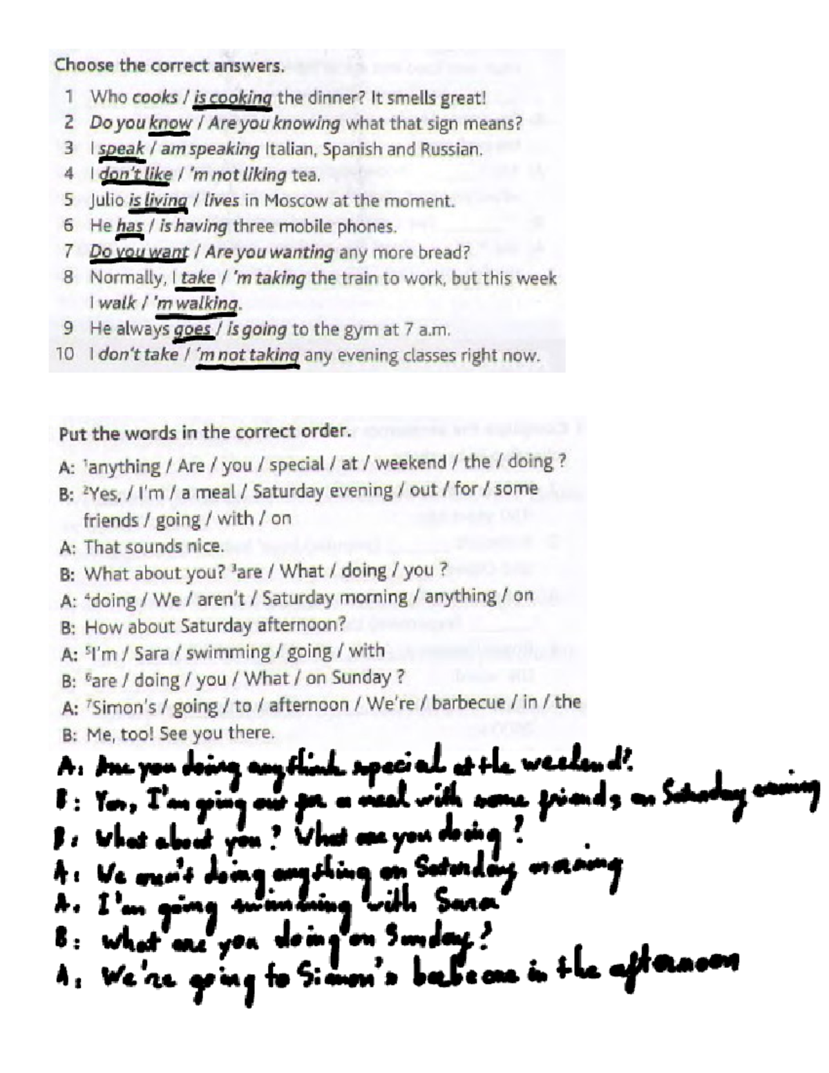 Practice 2: Correcting Verb Forms and Sentence Structure - Studocu