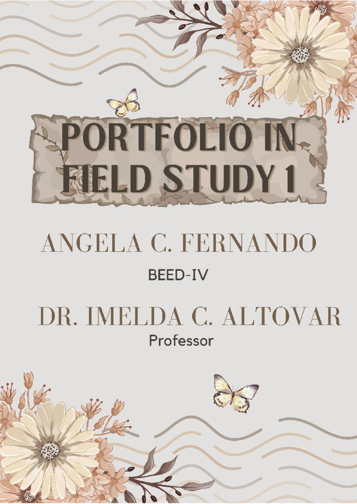 Field Study 1 (FS1): Observations and Experiences at San Roque ES - Studocu