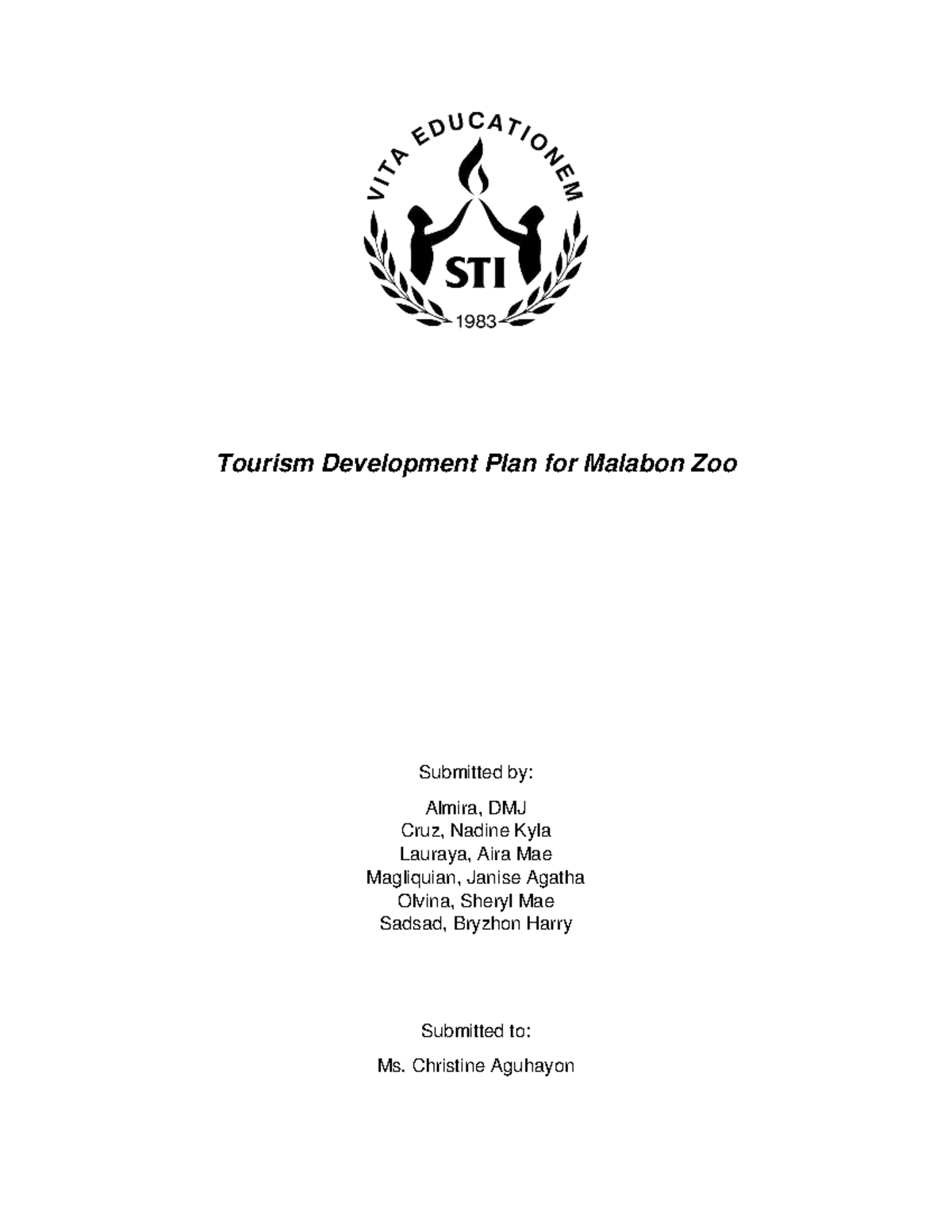 tourism-development-plan-for-malabon-zoo-enhancing-visitor-experience