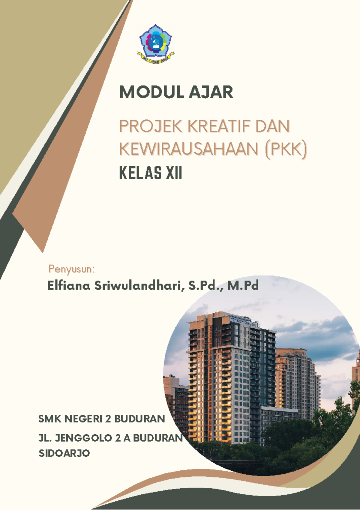 MODUL AJAR PROJEK KREATIF DAN KEWIRAUSAHAAN (PKK) KELAS XII - Document Preview