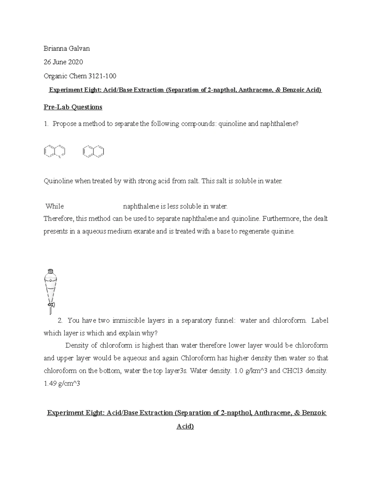 Exp 9 - Lab Report on Flame Tests and Electron Configurations - Studocu