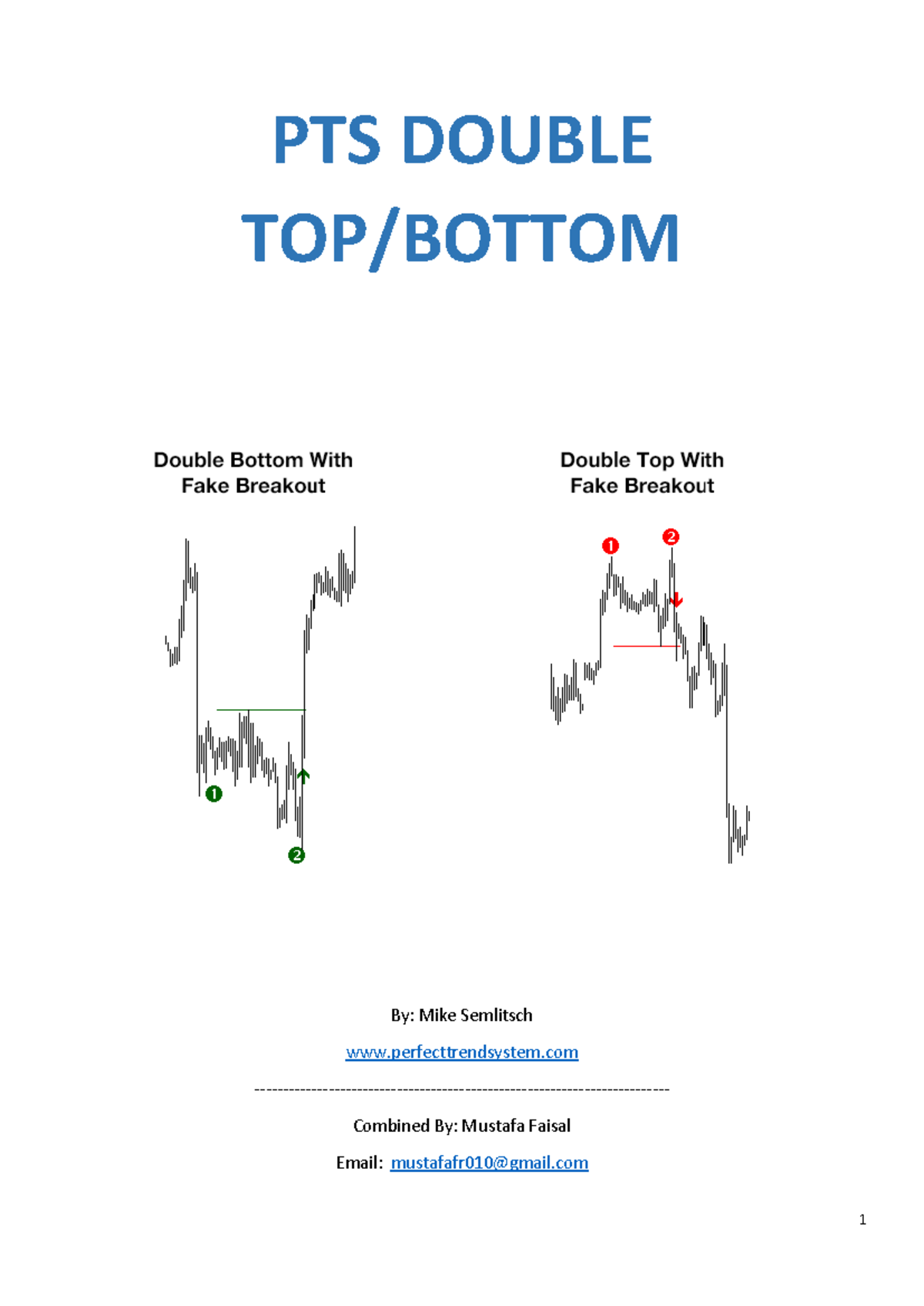 Golden Setup - DTDB Mustafa Faisal - PTS DOUBLE TOP/BOTTOM By: Mike ...