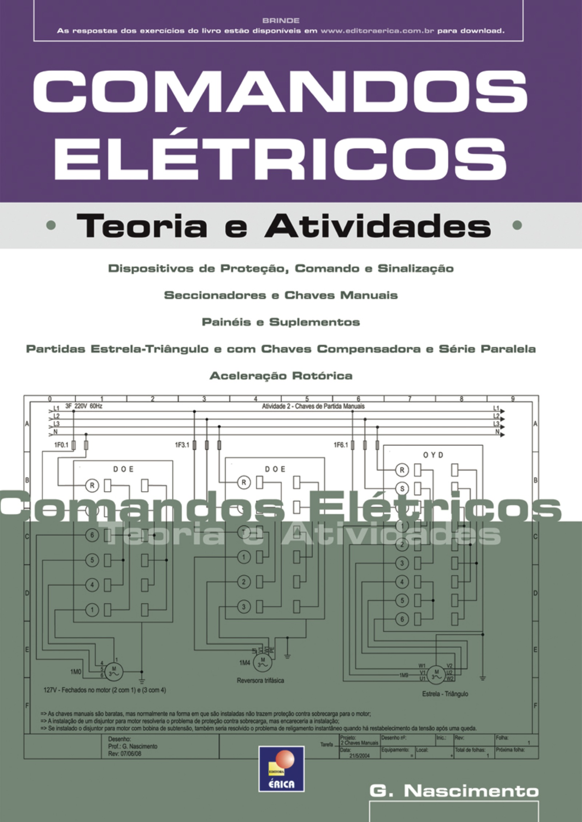 Comandos Elétricos: Teoria e Atividades - Nascimento, G  - Document Preview