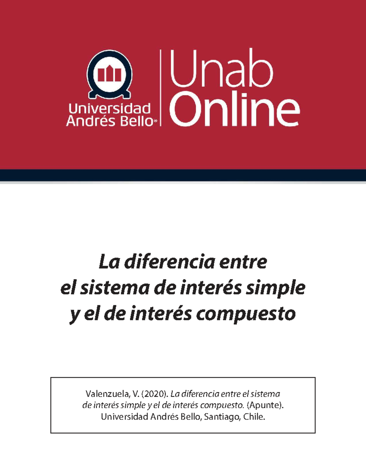CLASE 2: Diferencias entre Interés Simple y Compuesto (IAEA403) - Studocu