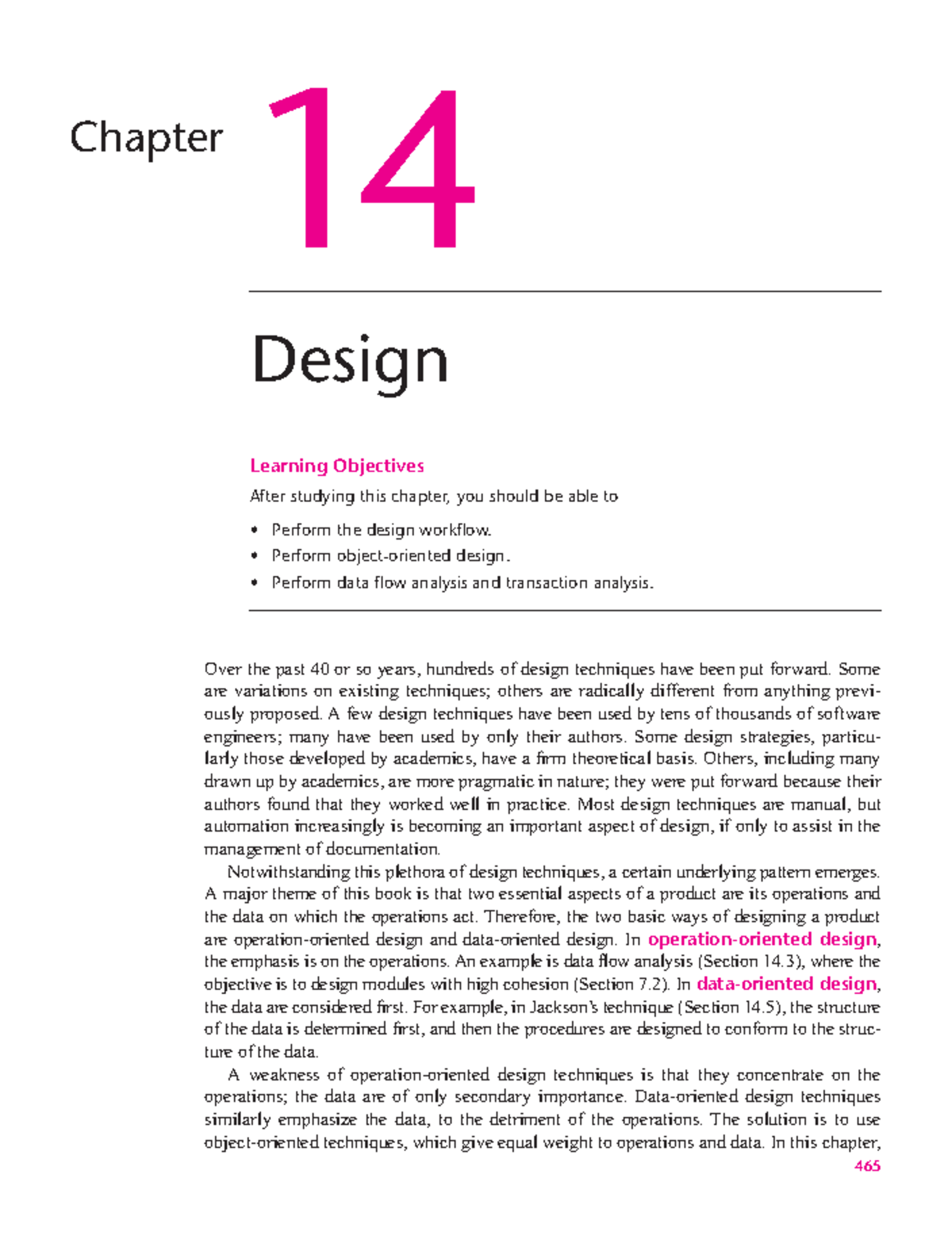 Chapter 14 - Phương pháp thiết kế trong phát triển phần mềm - Studocu