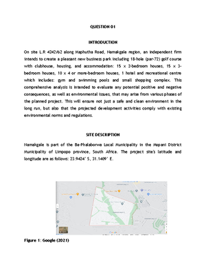 Solved Evaluate The Environmental Impact Assessment Eia Process Assessing Environmental