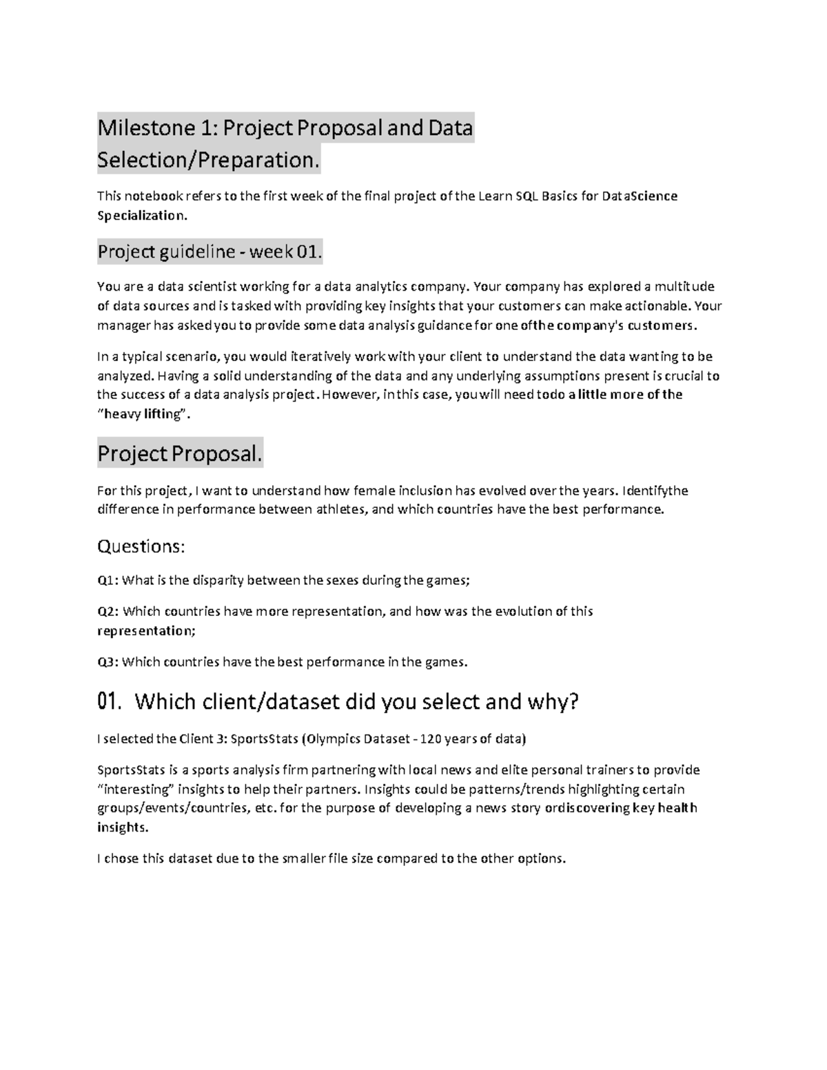 Milestone 1 - Milestone 1: Project Proposal and Data Selection ...