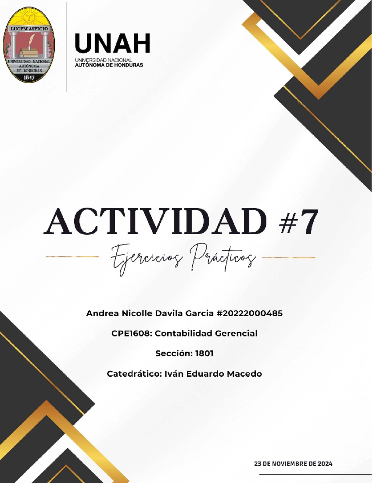 Ejercicio 1: Presupuesto Flexible y Variaciones de Octubre - Document Preview