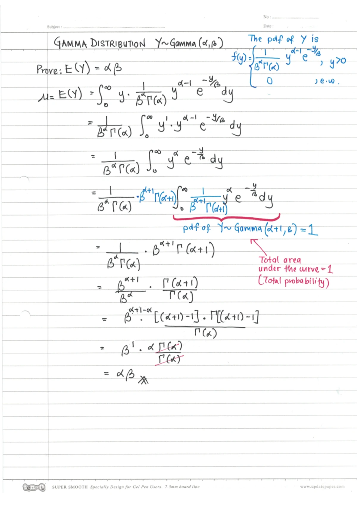 Moment Generating Function Proof for X: MX(t) Derivation - Studocu