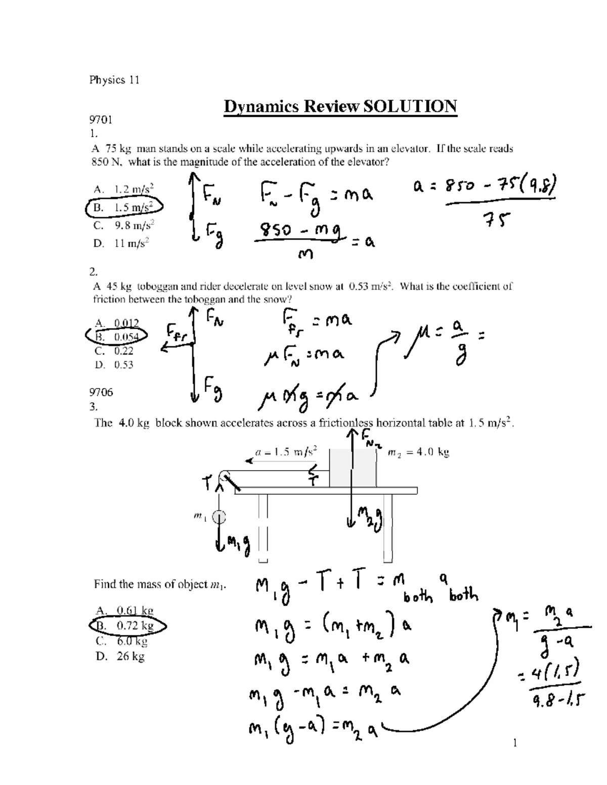 Pearson Physics 11 NSW Practice Exam - Modules 1 & 2 - Studocu