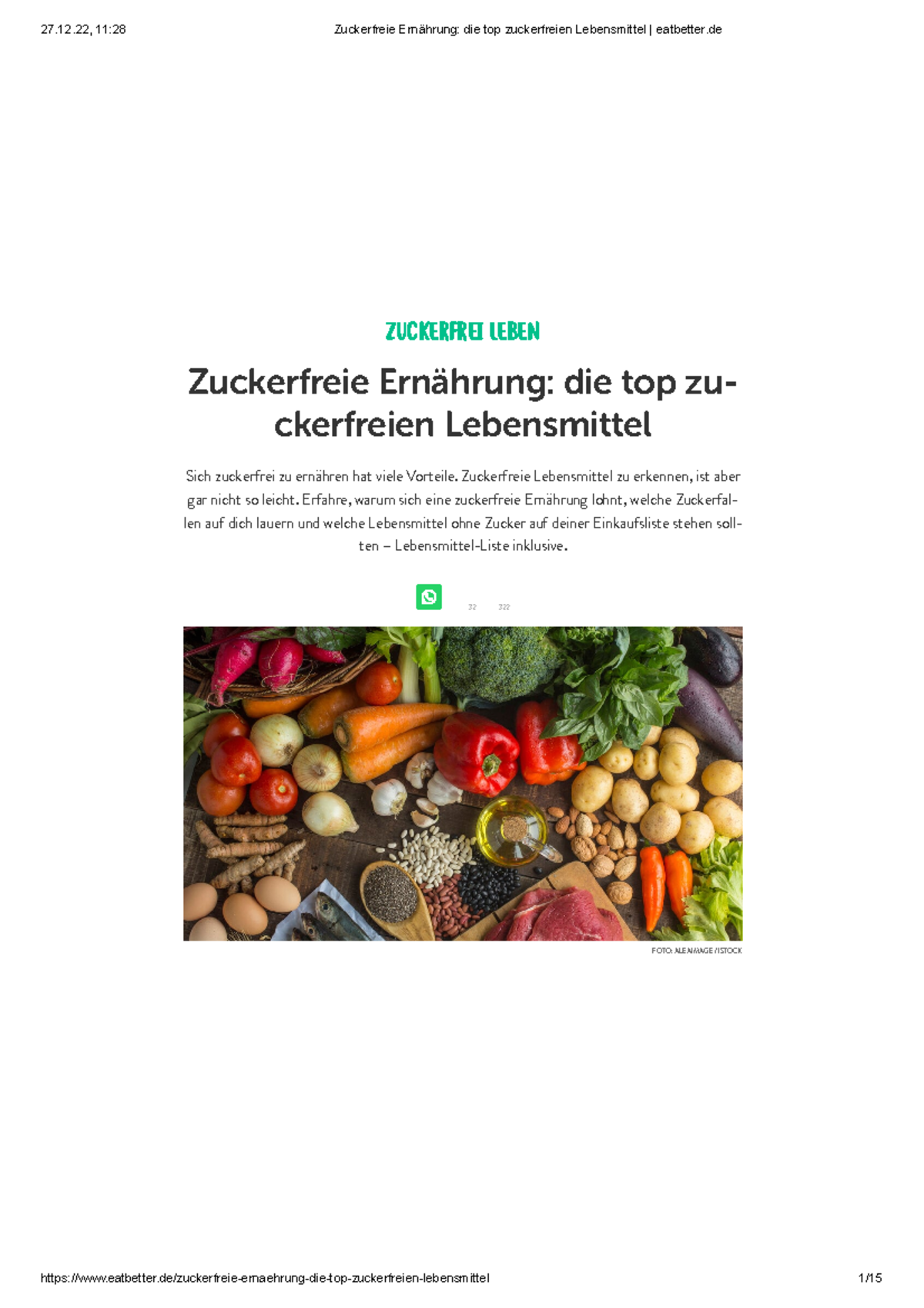 Zuckerfreie Ernährung die top zuckerfreien Lebensmittel eatbetter ...