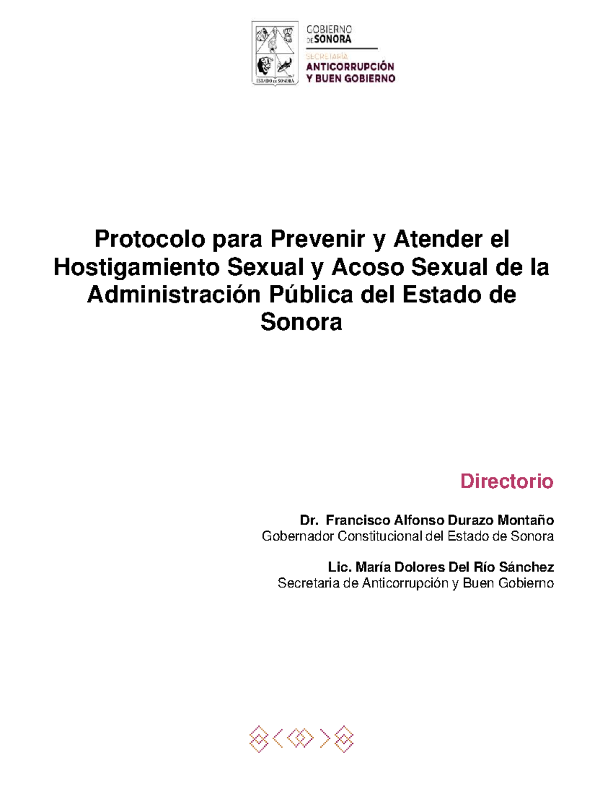 Protocolo para Prevenir y Atender el Hostigamiento Sexual en la ...