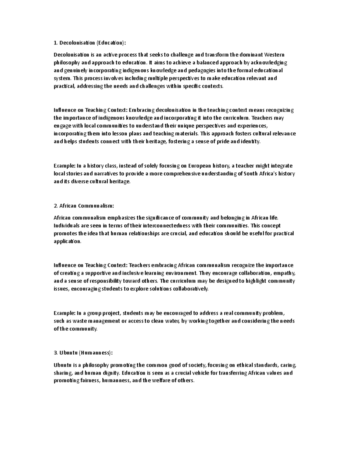 Decolonization and Africanization in Education: Contexts & Practices ...