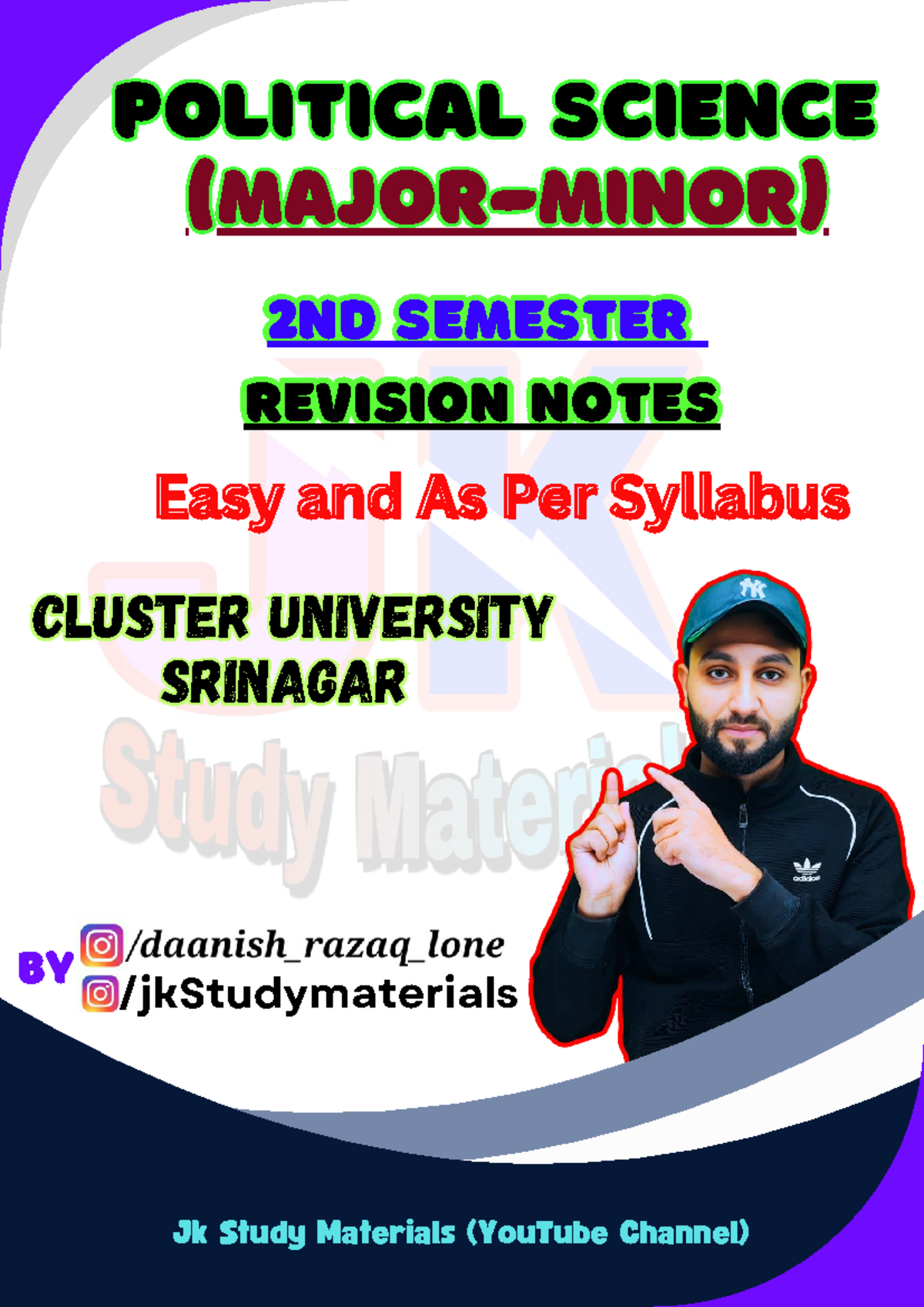 Political Science 2nd Semester Revision Notes: Indian Constitution ...