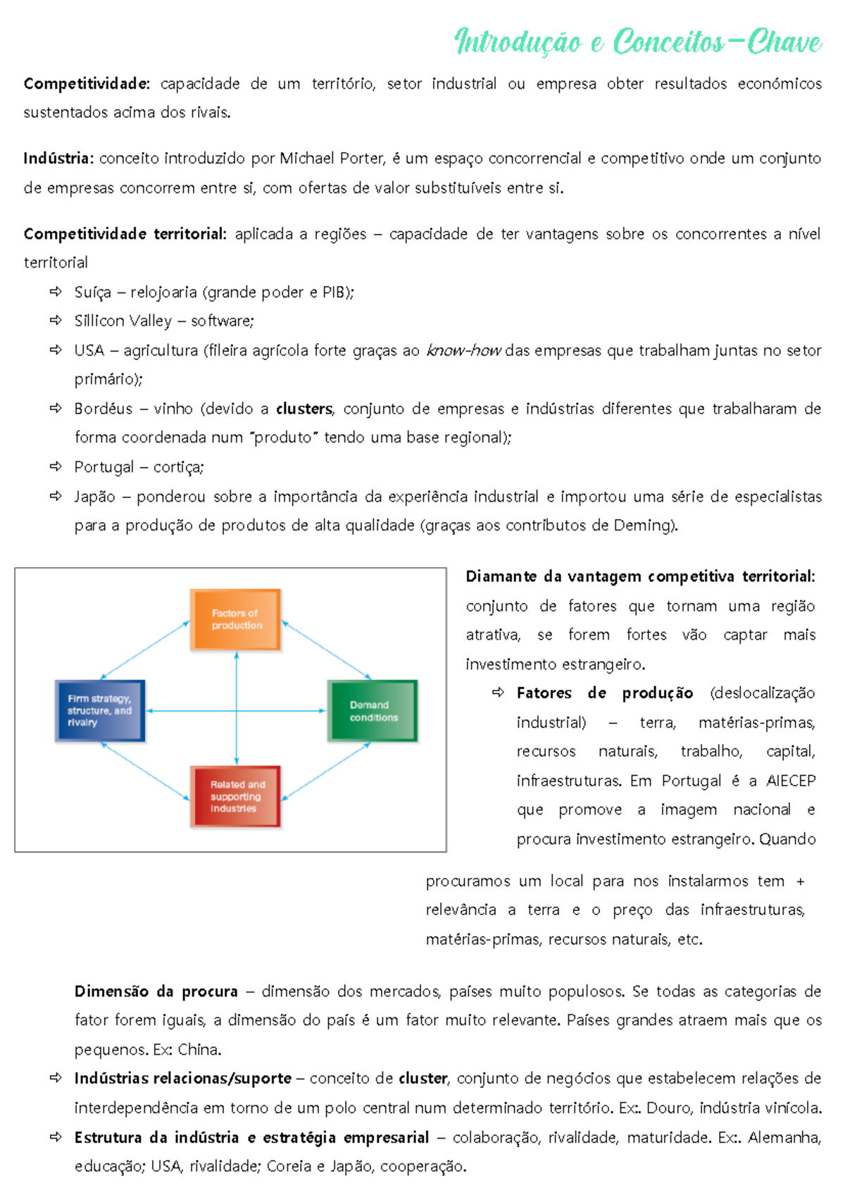 MARKETING ESTRATÉGICO- Apontamentos - Competitividade: capacidade de um ...