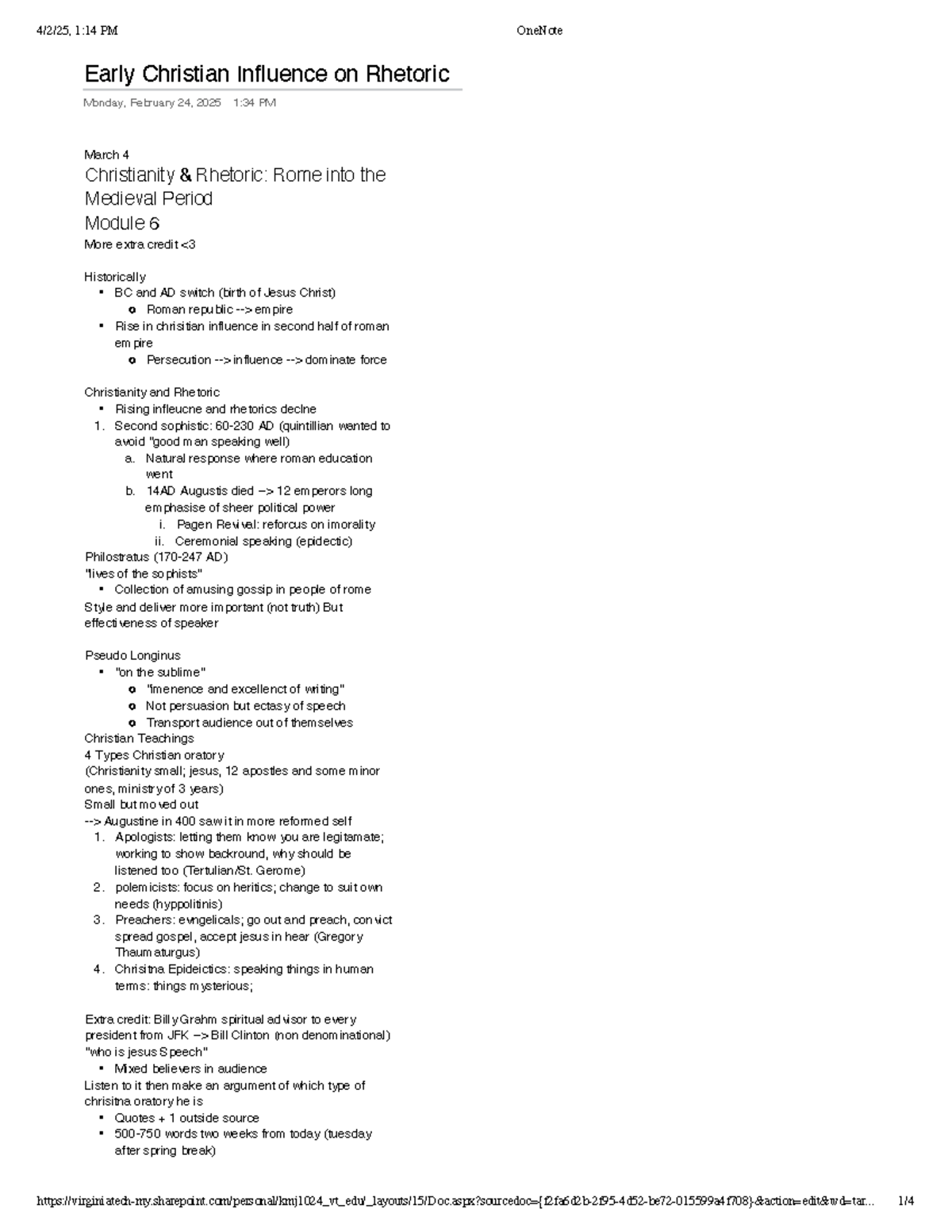 Early Christian Influence on Rhetoric: A Historical Overview - Early ...