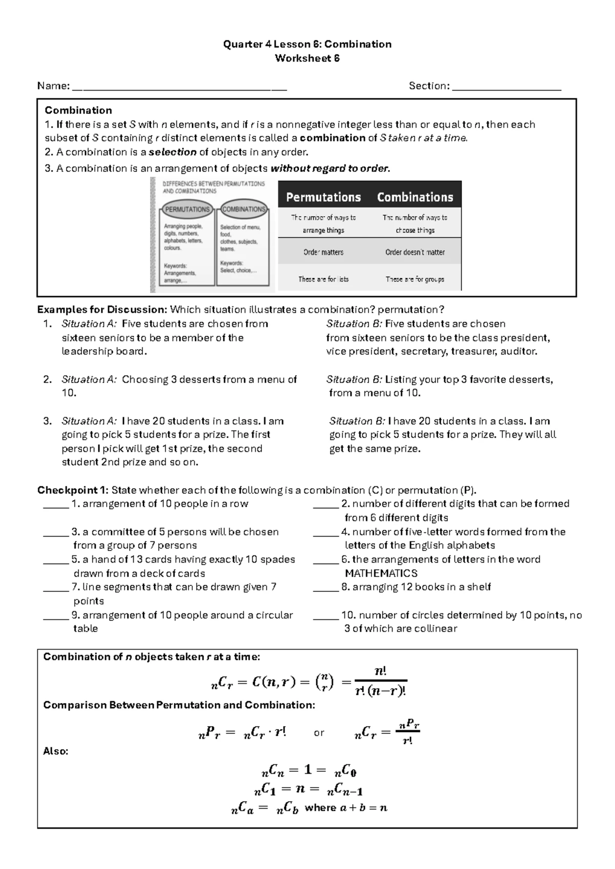 NAT Reviewer 2025: Counting Principles, Permutations & Combinations ...