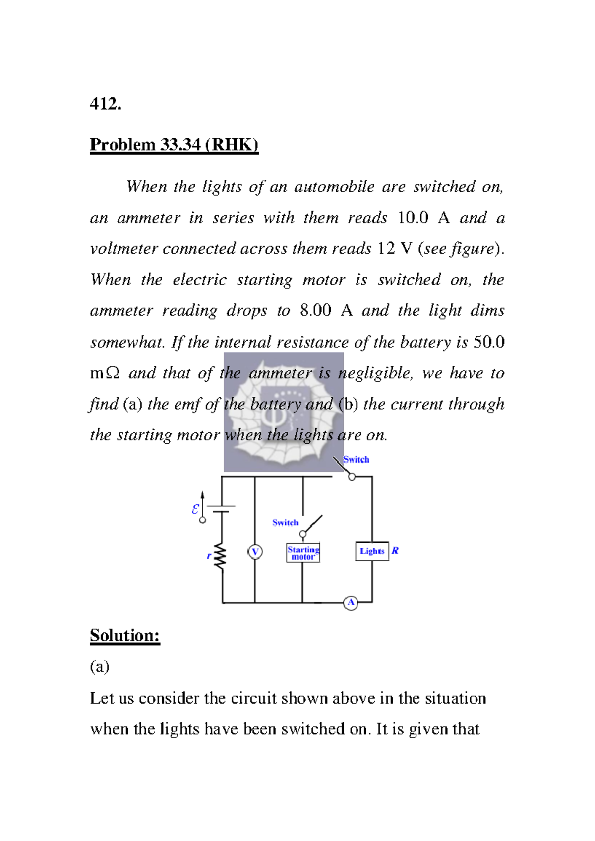 ELE0142 - Problem Solving with Battery Circuits and Current ...