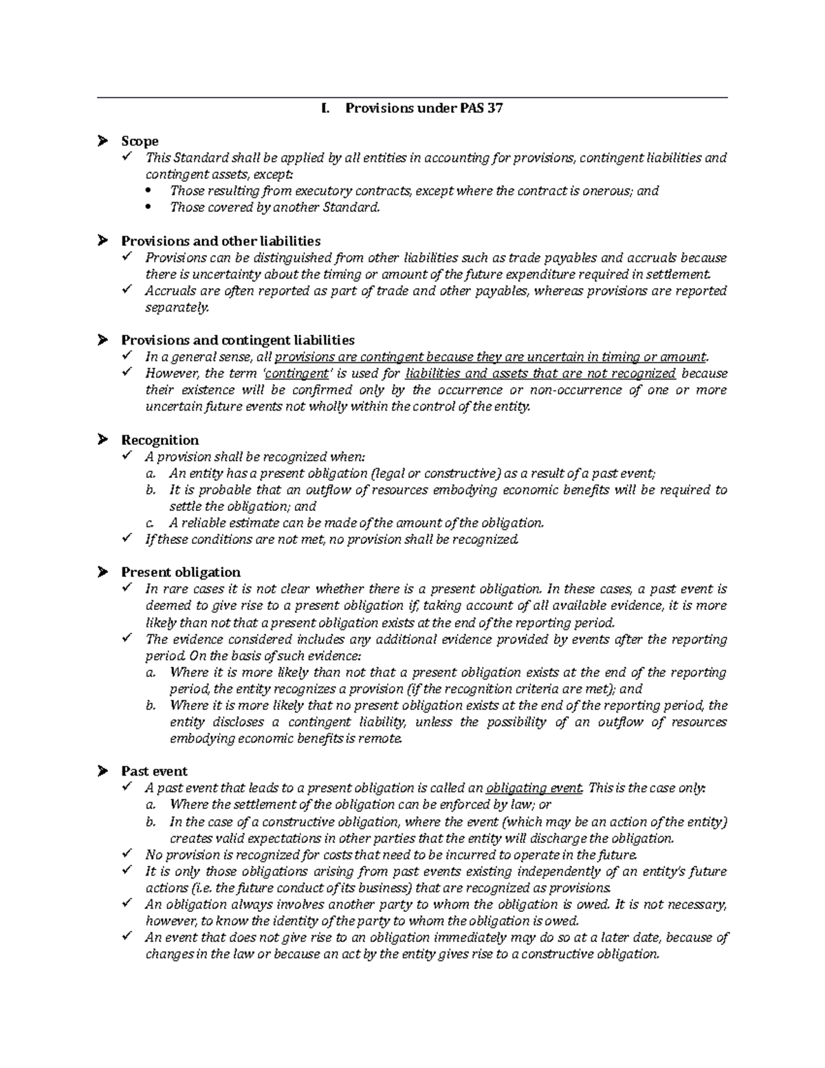 ACC 211 Discussion Provisions, Contingent Liability and Decommissioning ...