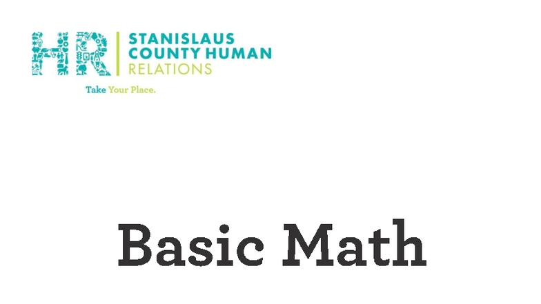 Math Practice Guide for Stanislaus County Employment Tests - Studocu
