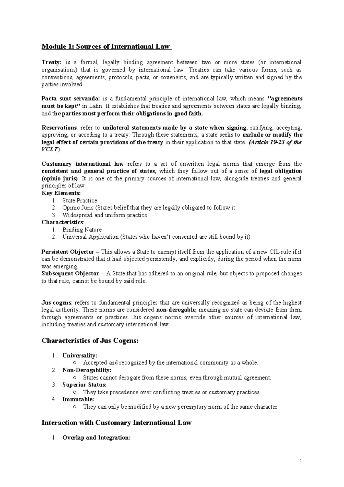 PIL Case Briefs: Key Insights in Public International Law Summary - Studocu