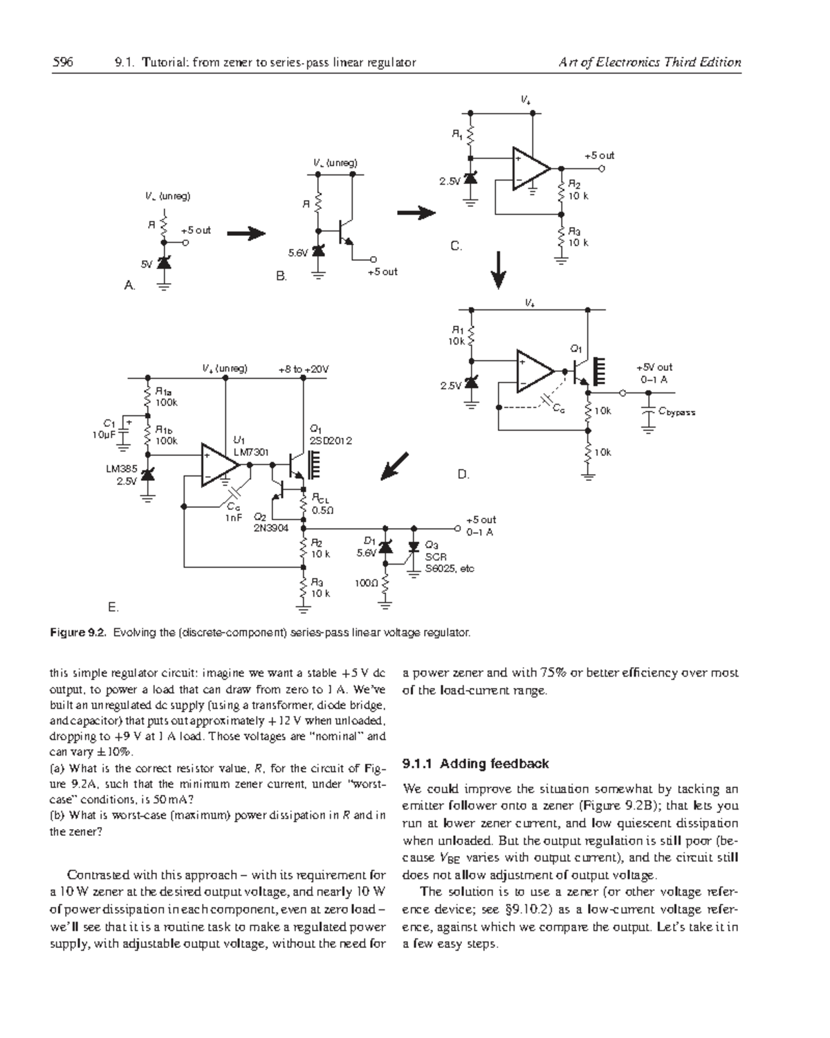 596 Art of Electronics 3rd Ed. Tutorial on Linear Regulators - Studocu