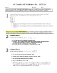MAT 265 - ASU - Calculus for Engineers I - Studocu