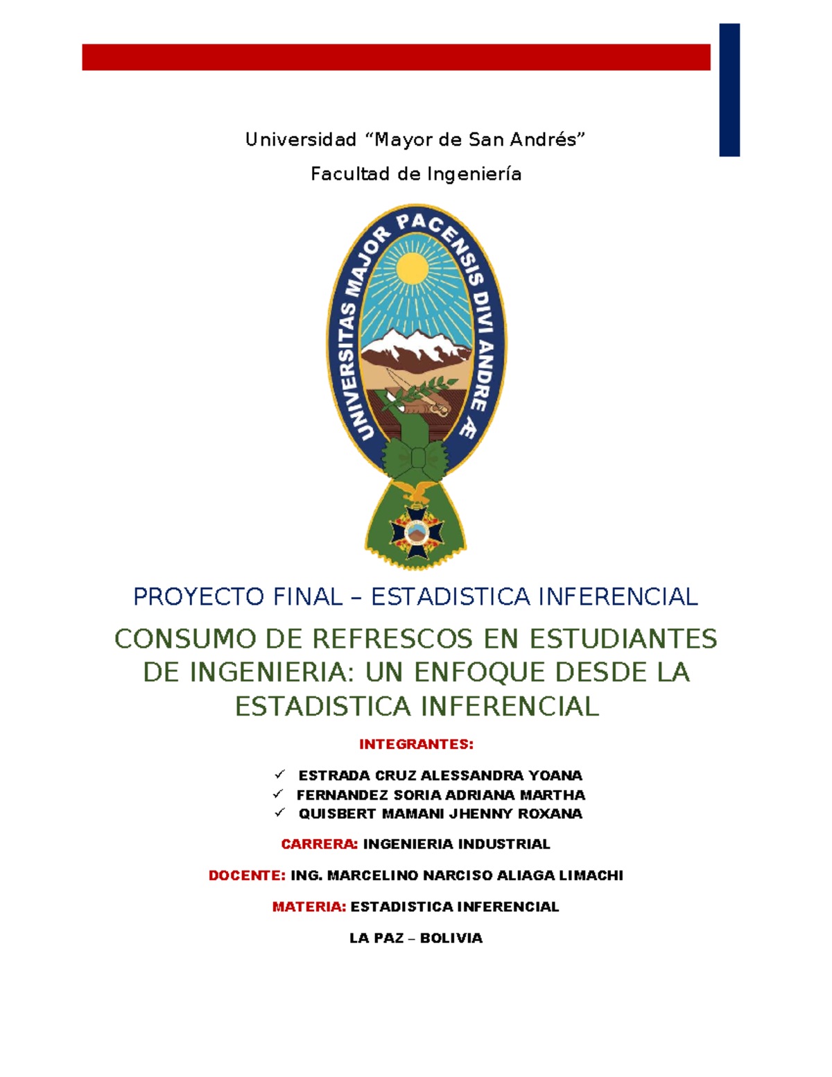 Proyecto Final INFE: Consumo de Refrescos en Estudiantes de Ingeniería ...