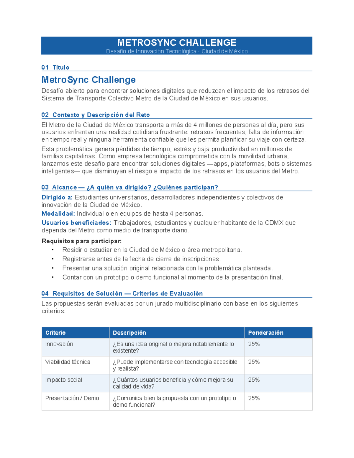 MetroSync Challenge: Innovación para Reducir Retrasos en el Metro CDMX ...