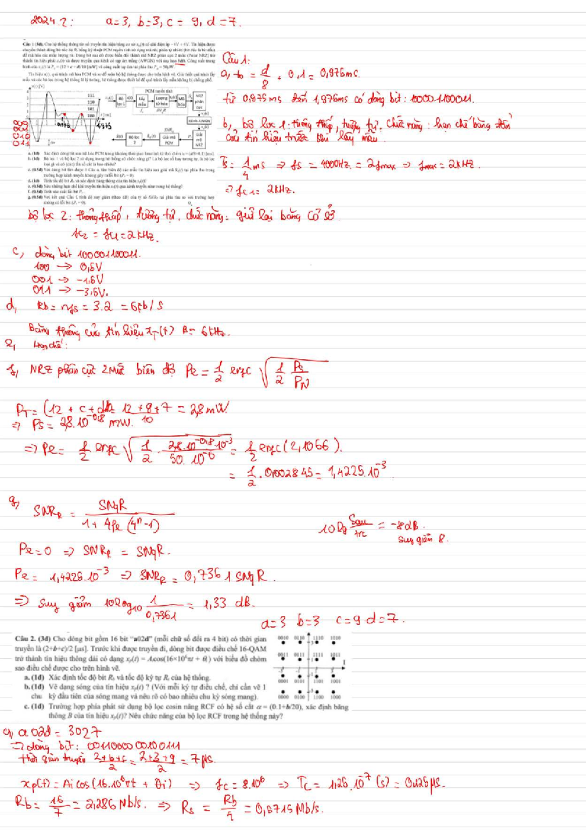 2024.2: Final Exam on Digital Signal Processing and PCM Techniques - Document Preview
