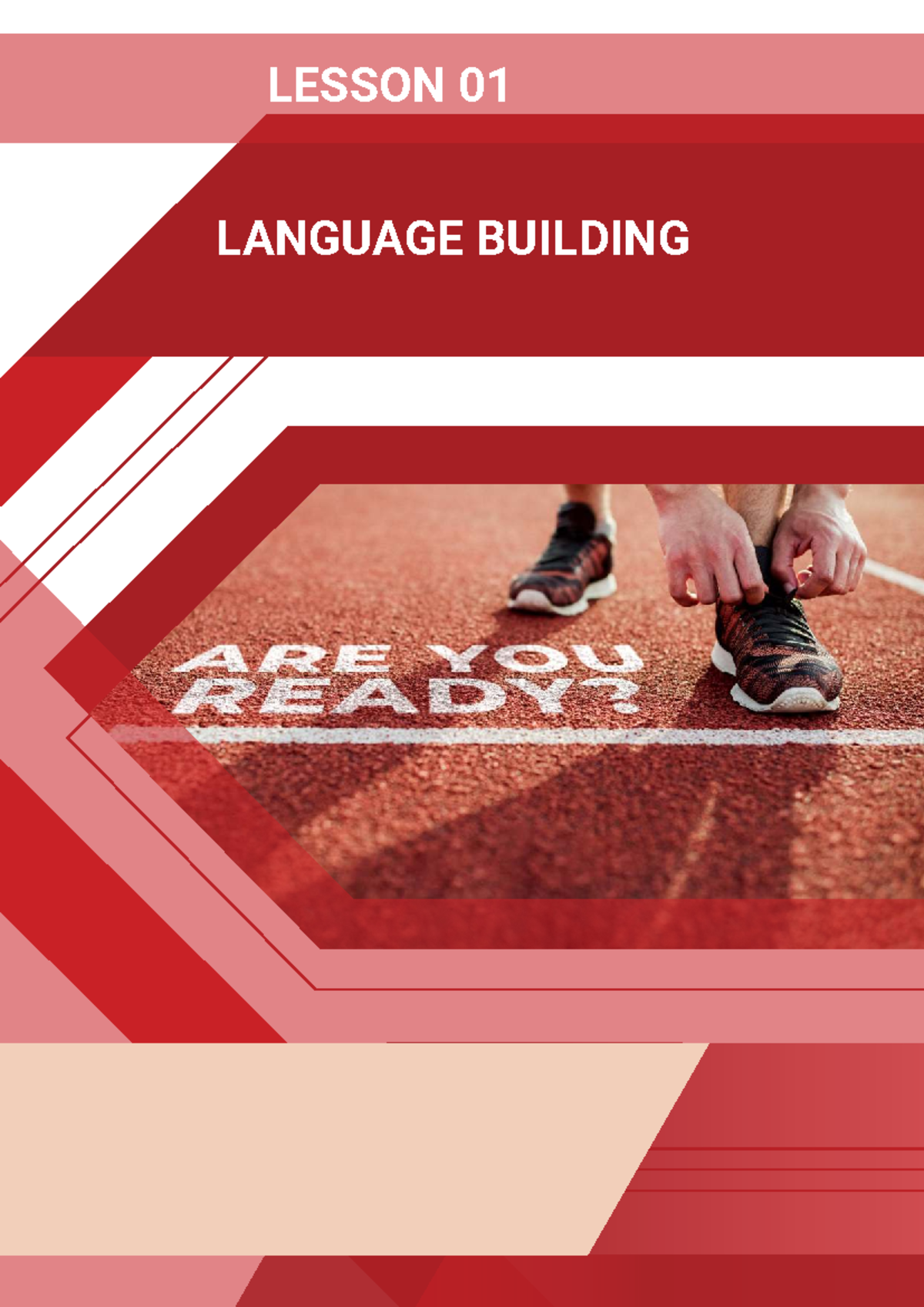 LESSON 01 IELTS ARENA: LANGUAGE BUILDING & DICTIONARY USAGE - Studocu