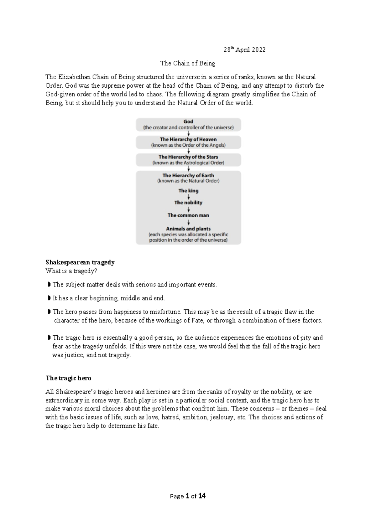 Othello Notes: Analyzing Themes, Characters, and Structure in ENG 101 ...