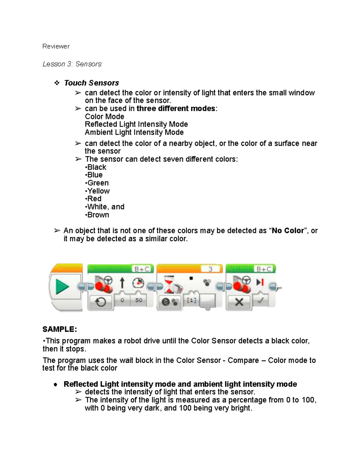 EV3 Mindstorms Lesson 3: Understanding Touch and Ultrasonic Sensors ...