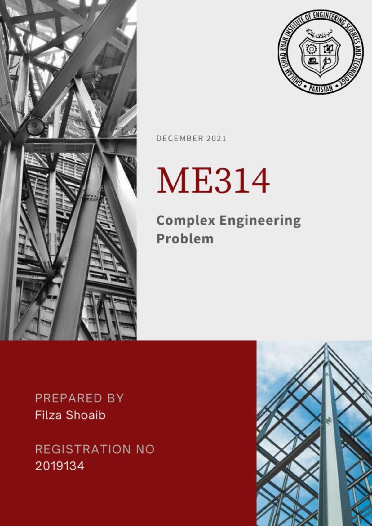 CE 314 - Beam Design and FEA Analysis Report - Studocu